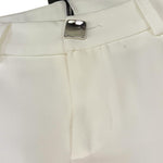 Fun & Fun Pantalone Tinta Unita Modello A Palazzo per Bambina FNCJPT01074 BIANCO FUN & FUN 