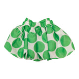 Miss Grant Gonna  Con Elastico In Vita Bicolore Bianco/Verde Per Neonata