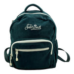 SAINT BARTH zaino tinta unita in velluto Verde per Bambina KIDSBACK VERDE SAINT BARTH 