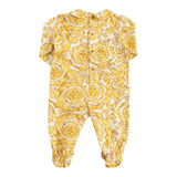 Versace Set Tutina-Cappello Tinta Unita Con Stampa Bianco Per Neonata