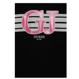 GUESS abito manica lunga tinta unita con cappuccio e stampa in contrasto Nero per Bambina J4YK03KA6R4 NERO GUESS 