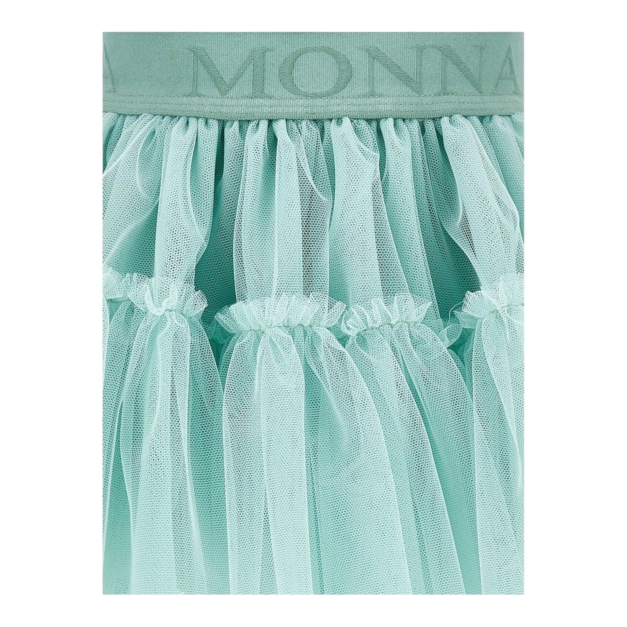 Monnalisa Gonna Tinta Unita In Tulle per Neonata 37EGONX VERDE MONNALISA 
