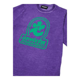 Dsquared2 T-Shirt Girocollo Tinta Unita con Collaborazione Invicta per Bambino DQ2924 VIOLA DSQUARED2 