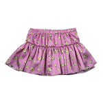 M+E' Gonna Tinta Unita con Stampa Floreale per Bambina UE1745 ROSA M+E' 