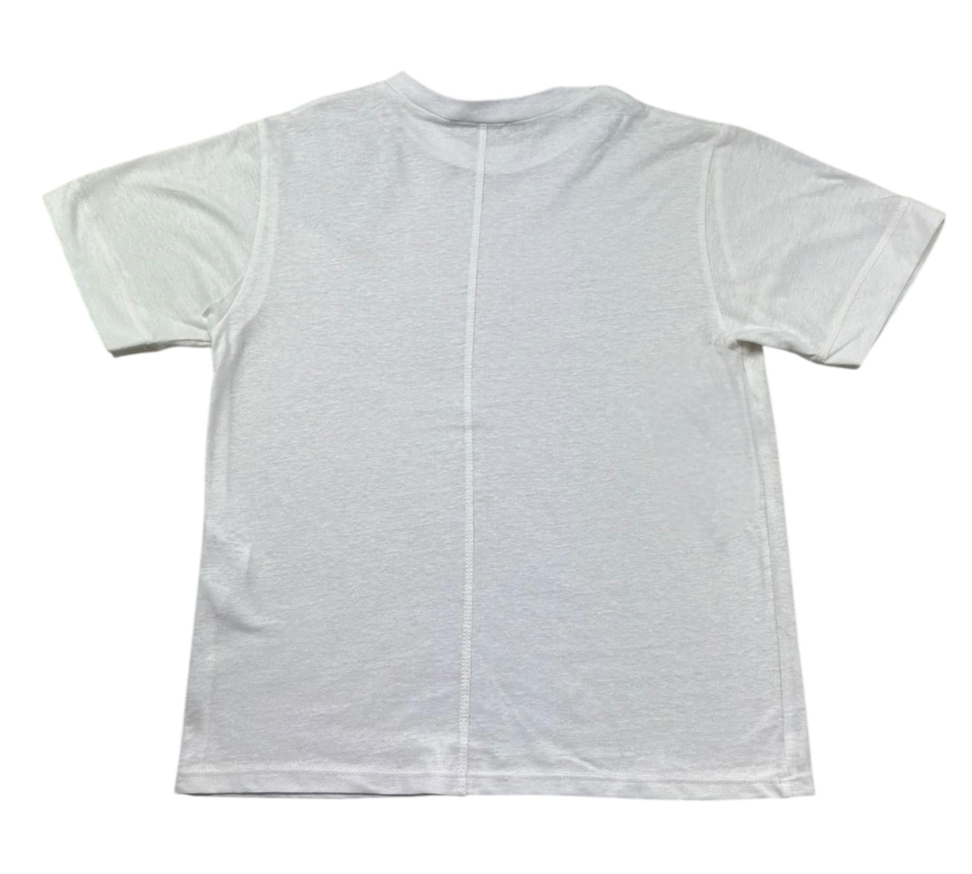 Paolo Pecora T-Shirt Girocollo Tinta Unita per Bambino PP4368 BIANCO PAOLO PECORA 