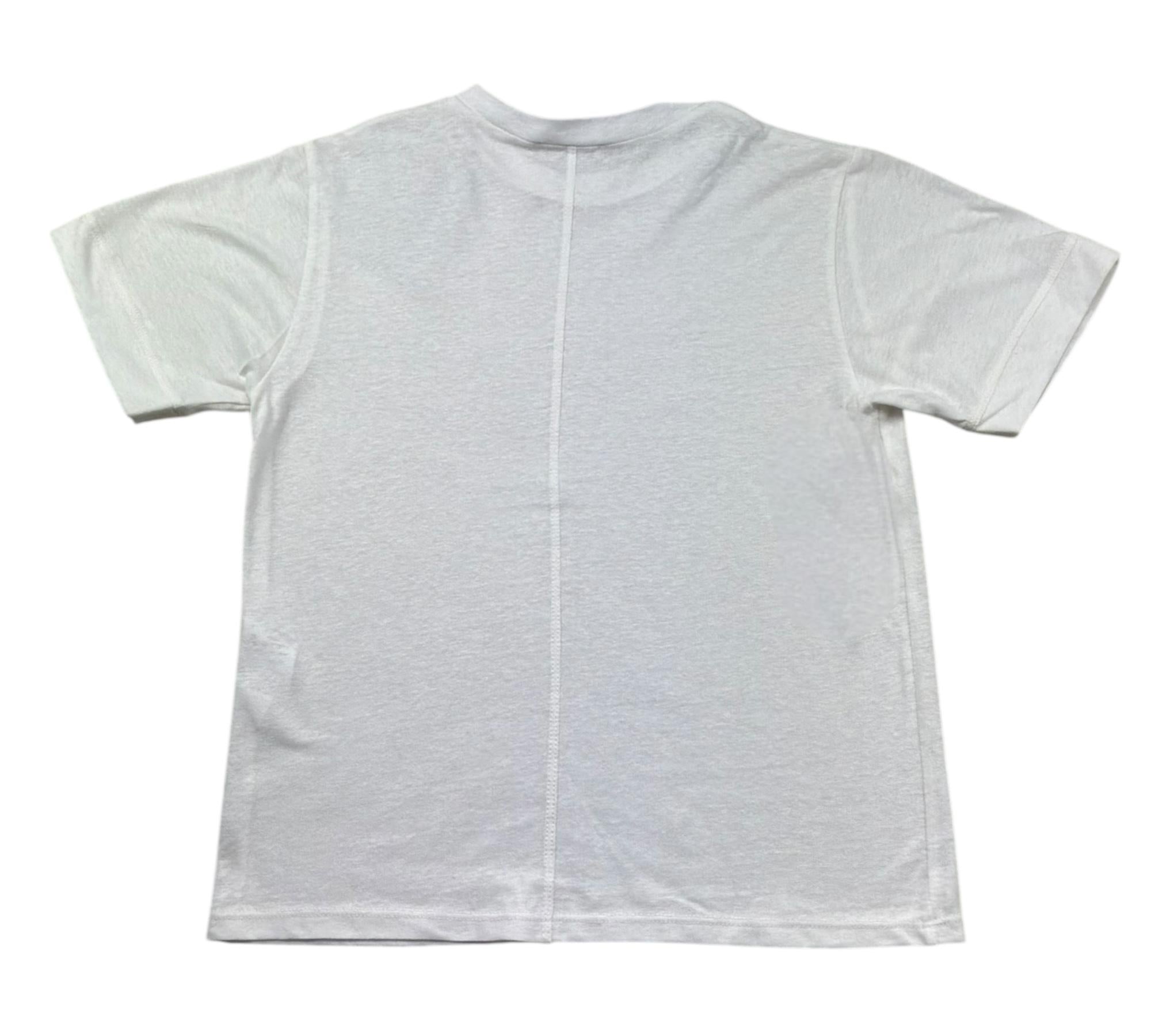 Paolo Pecora T-Shirt Girocollo Tinta Unita per Bambino PP4368 BIANCO PAOLO PECORA 