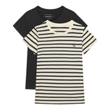Calvin Klein Set T-Shirt Bicolore per Bambina IG0IG02799 NERO/PANNA CALVIN KLEIN 