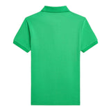 Ralph Lauren Polo Mezza Manica Tinta Unita per Bambino 322703632183J VERDE RALPH LAUREN 