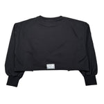 Imperial Felpa Chiusa Modello Crop Tinta Unita per Bambina LB39042G75 NERO IMPERIAL 