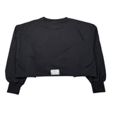 Imperial Felpa Chiusa Modello Crop Tinta Unita per Bambina LB39042G75 NERO IMPERIAL 