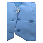 Hinnominate Gilet Tinta Unita per Bambina 3646B00223 BLU HINNOMINATE 