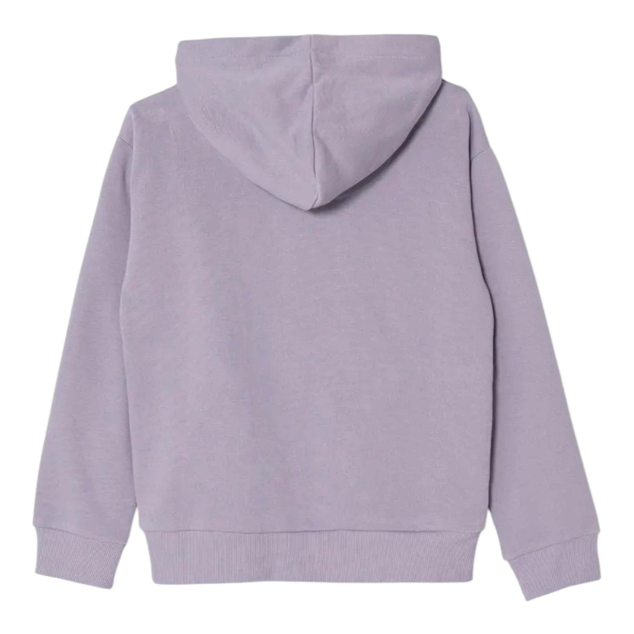 LEVI'S felpa chiusa con cappuccio tinta unita con logo Lilla per Bambina 3EL078 LILLA LEVI'S 