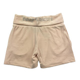 Juicy Couture Short In Camoscio Tinta Unita con Brillantini Rosa per Bambina