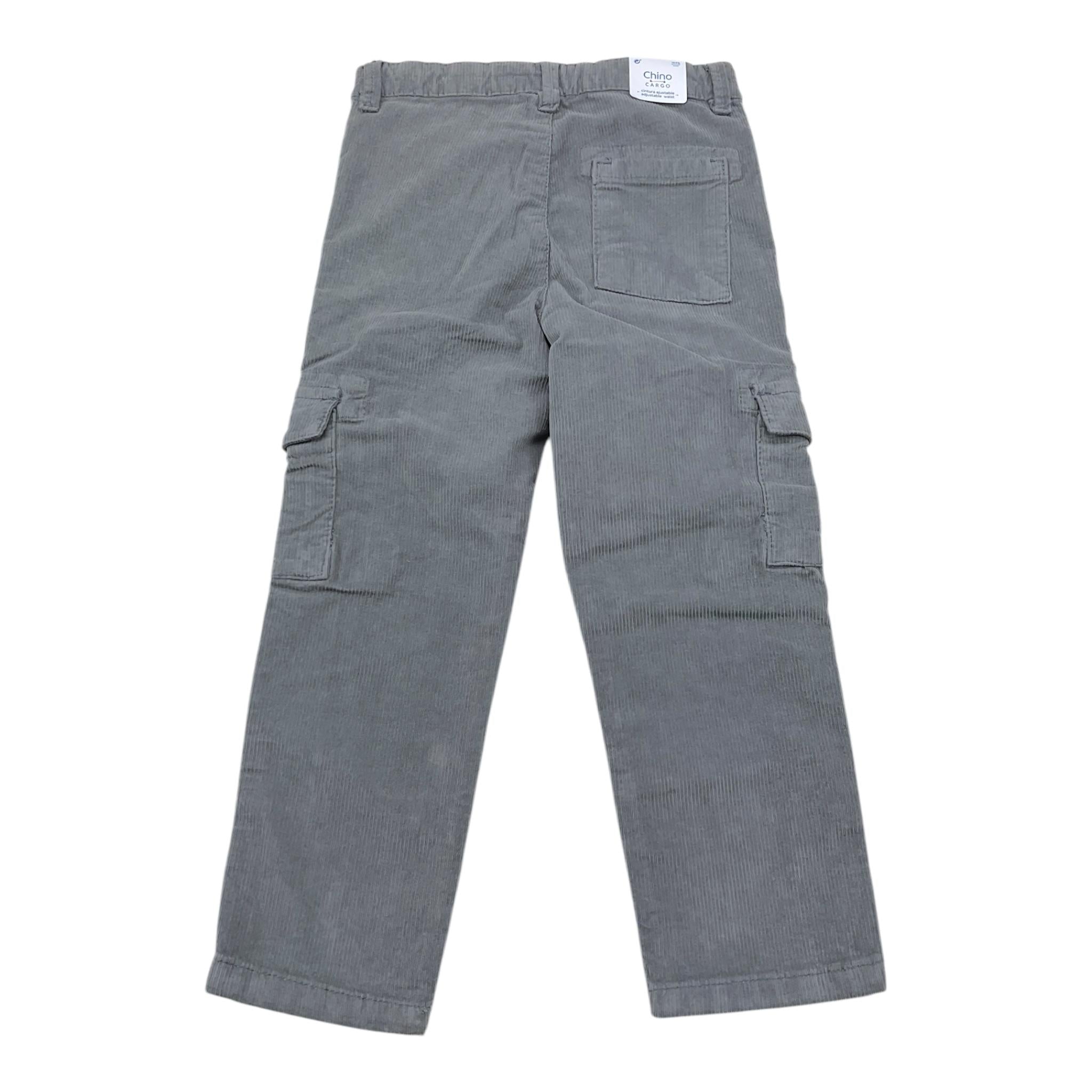 MAYORAL pantalone tinta unita con tasconi e girovita regolabile Grigio per Bambino 4535 GRIGIO MAYORAL 