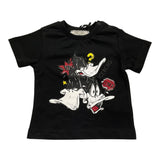 Iceberg T-Shirt Girocollo Tinta Unita con Stampa per Neonato TSICE5107B NERO ICEBERG 