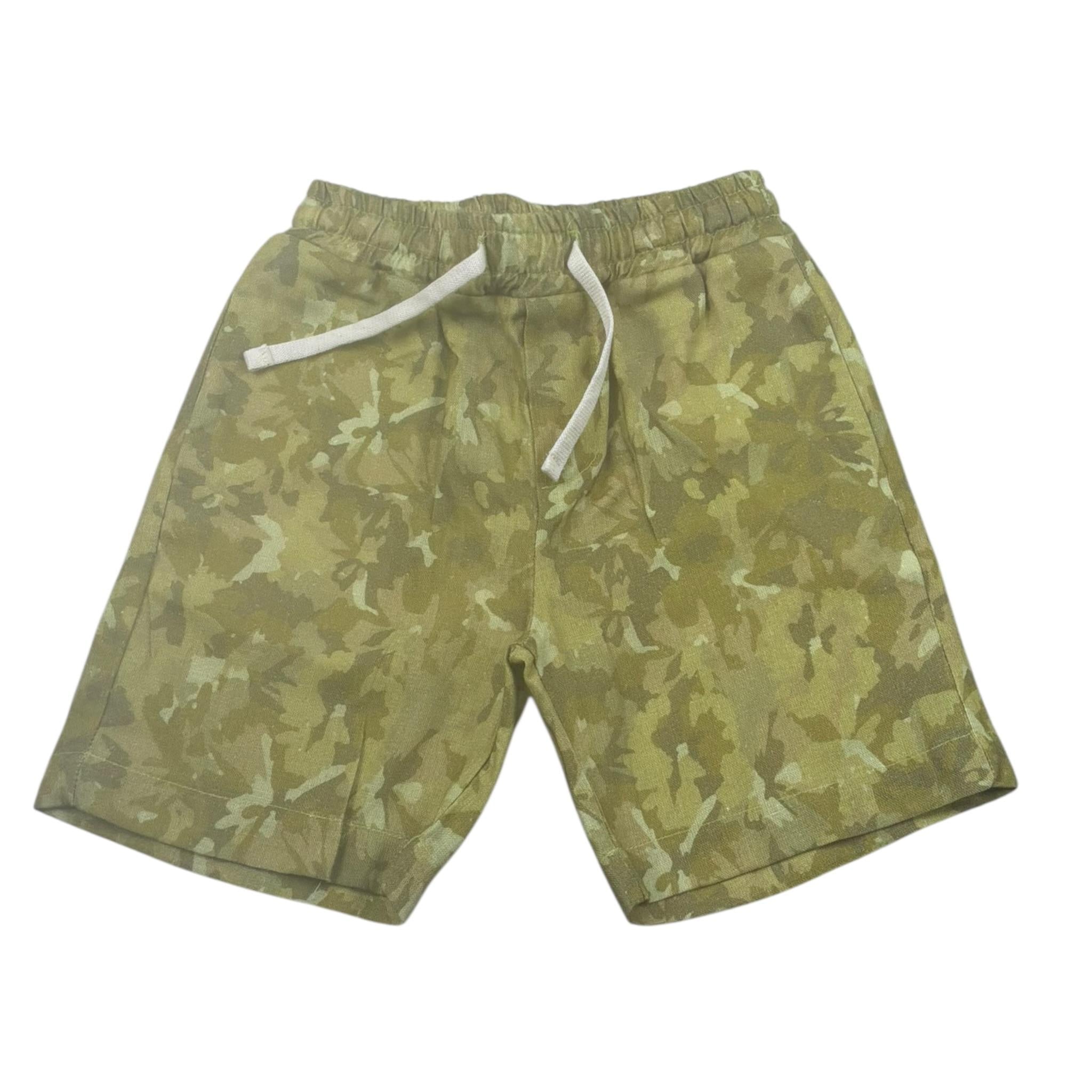 M+E' Bermuda Tinta Unita con Elastico In Vita per Neonato UEM0572 VERDE M+E' 