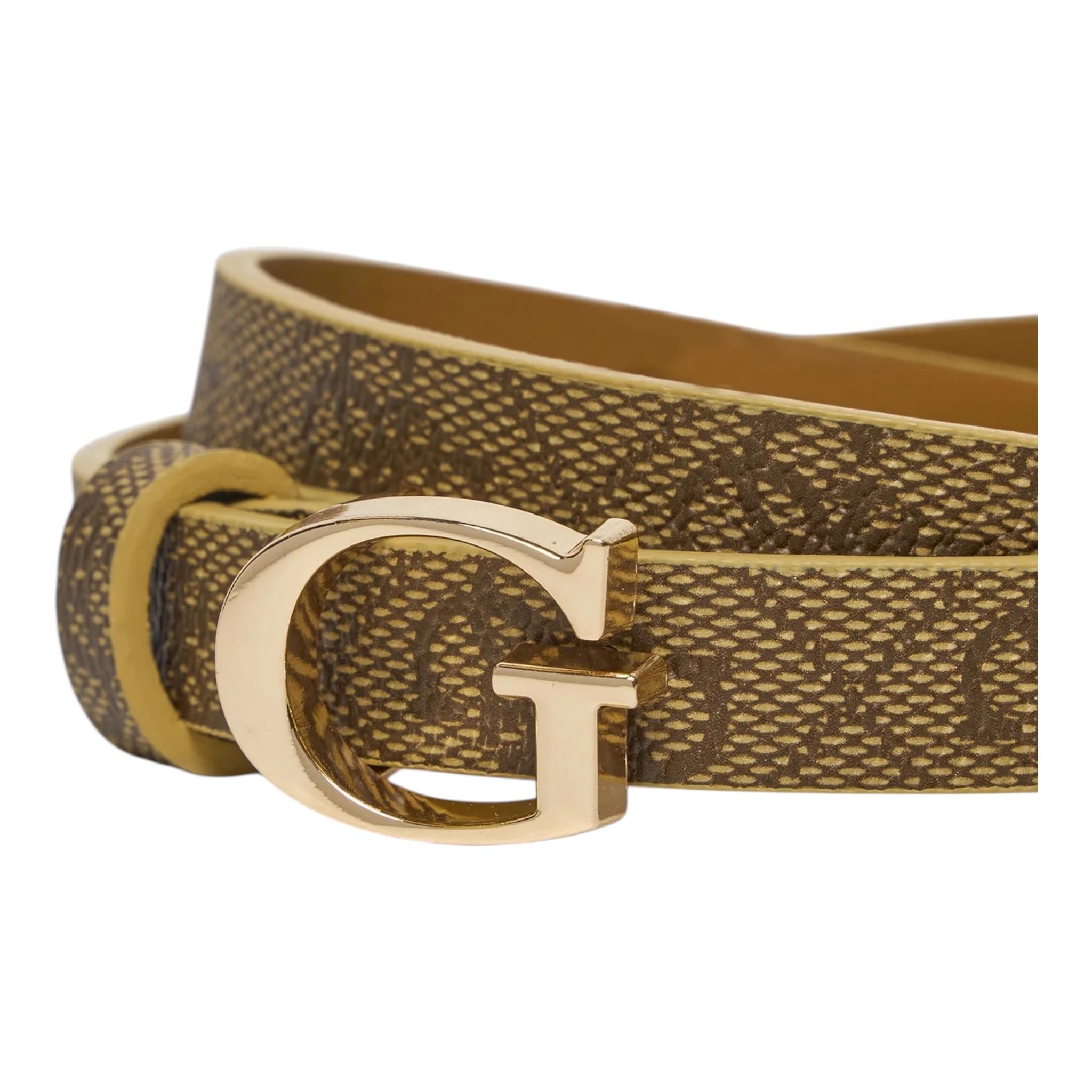 GUESS cintura tinta unita con logo Beige per Bambina J4BZ52WFMF0 BEIGE GUESS 