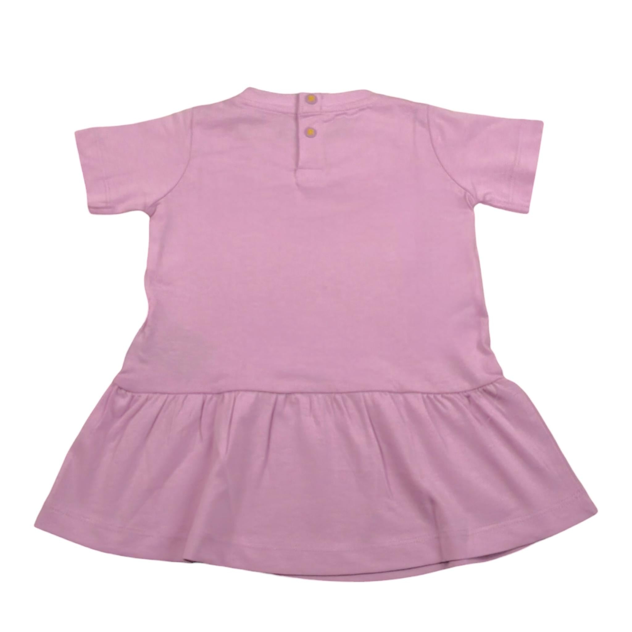 John Richmond Abito Tinta Unita con Stampa per Neonata RIP25005VE LILLA JOHN RICHMOND 