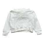 I'M Brian Felpa tinta unita con Cappuccio Bianco per Neonato F2920 BIANCO I'M BRIAN 