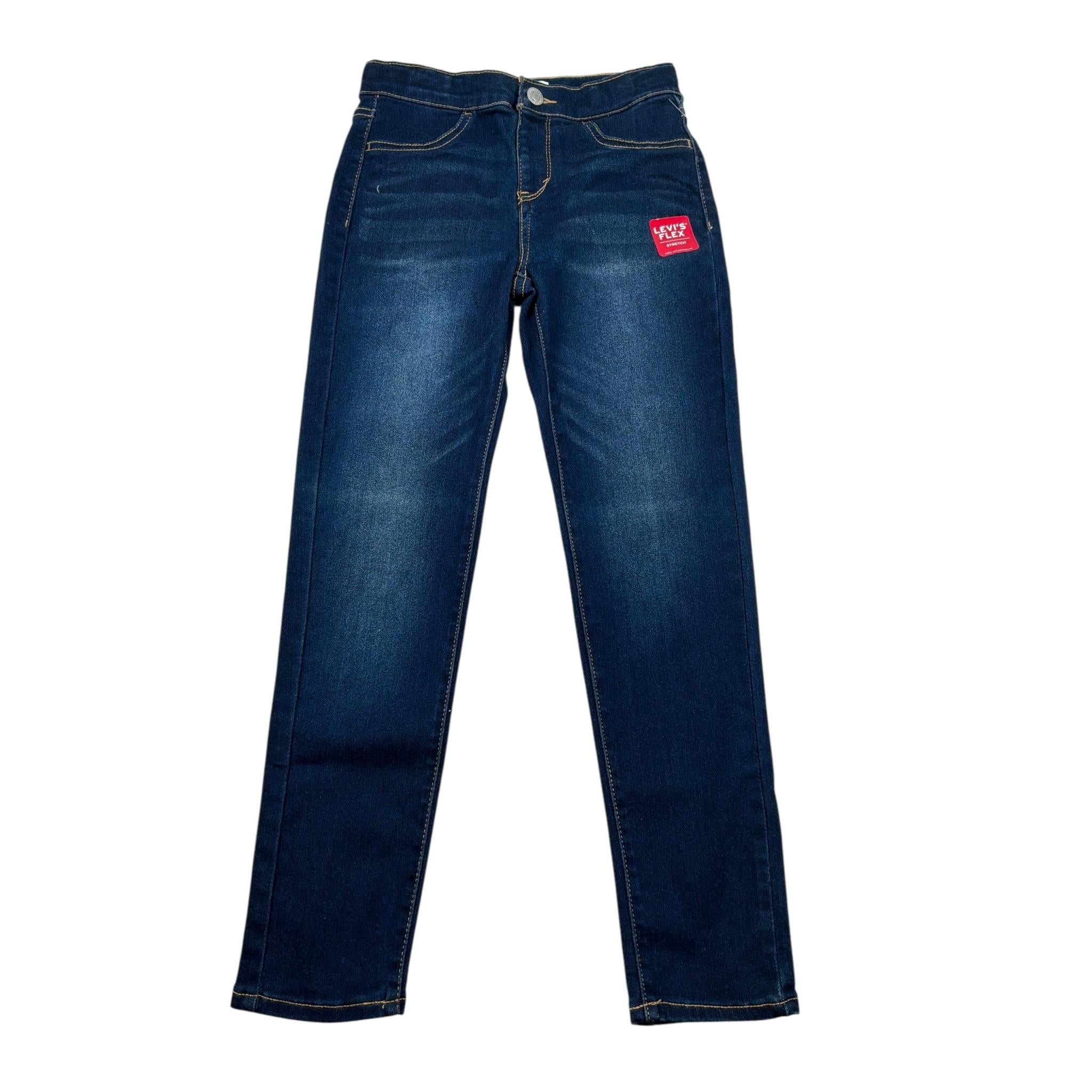 Levi'S Jeans tinta unita con Girovita Regolabile Blu per Bambina 3EA559 BLU LEVI'S 