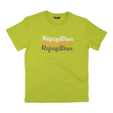 Refrigiwear T-Shirt Girocollo Tinta Unita con Stampa per Bambino 127TRMJS25 VERDE REFRIGIWEAR 