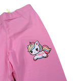Mousse Leggins Tinta Unita con Stampa per Bambina UNILEOPINKL ROSA MOUSSE 