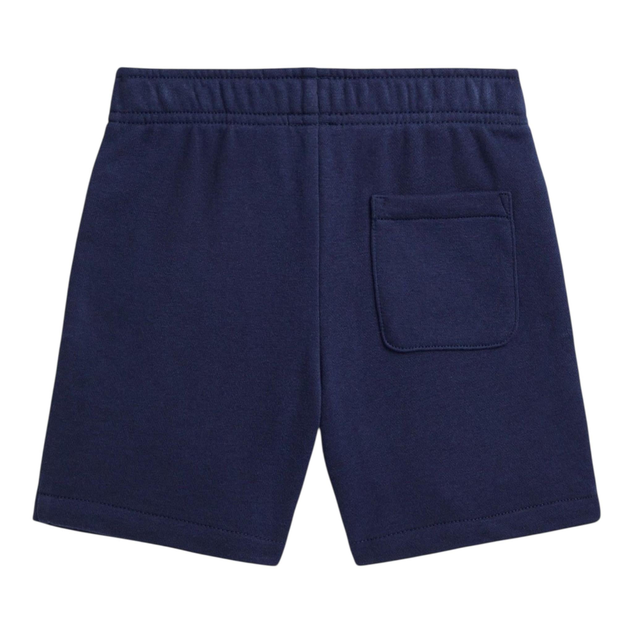 Ralph Lauren Bermuda Tuta Tinta Unita con Logo per Bambino 322964135002 BLU RALPH LAUREN 