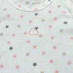 Mayoral Body Tinta Unita Giromanica con Stampa per Neonata 170666F BIANCO MAYORAL 