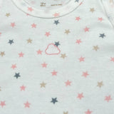 Mayoral Body Tinta Unita Giromanica con Stampa per Neonata 170666F BIANCO MAYORAL 