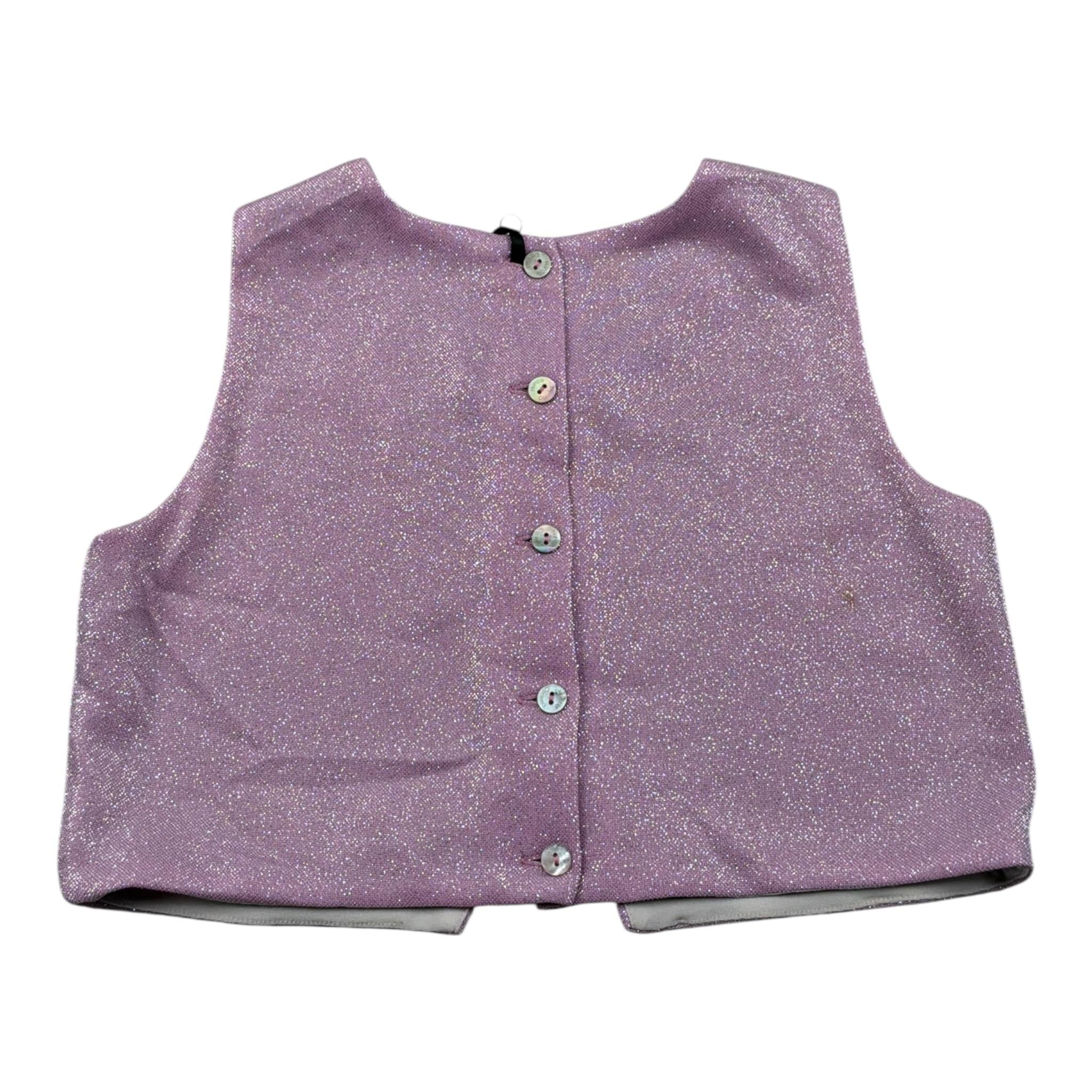 Nunzia Corinna Top tinta unita Giromanica Rosa per Bambina 4216210 ROSA NUNZIA CORINNA 