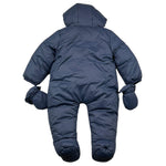 NANAN eskimo tinta unita con cappuccio Blu per Neonato I2351703BL BLU NANAN 