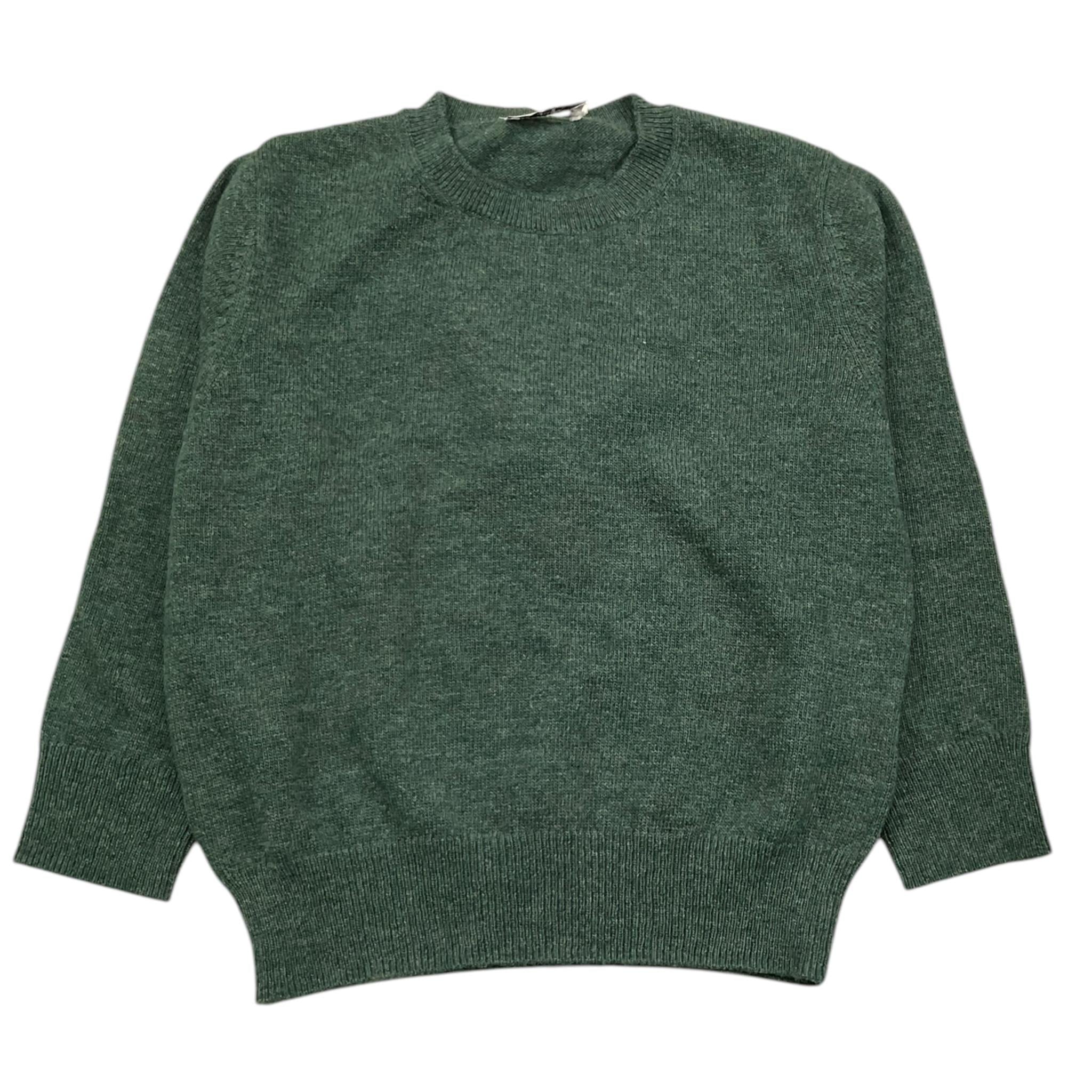 IL GUFO magli girocollo tinta unita Verde per Bambino A24MA090EM220J VERDE IL GUFO 