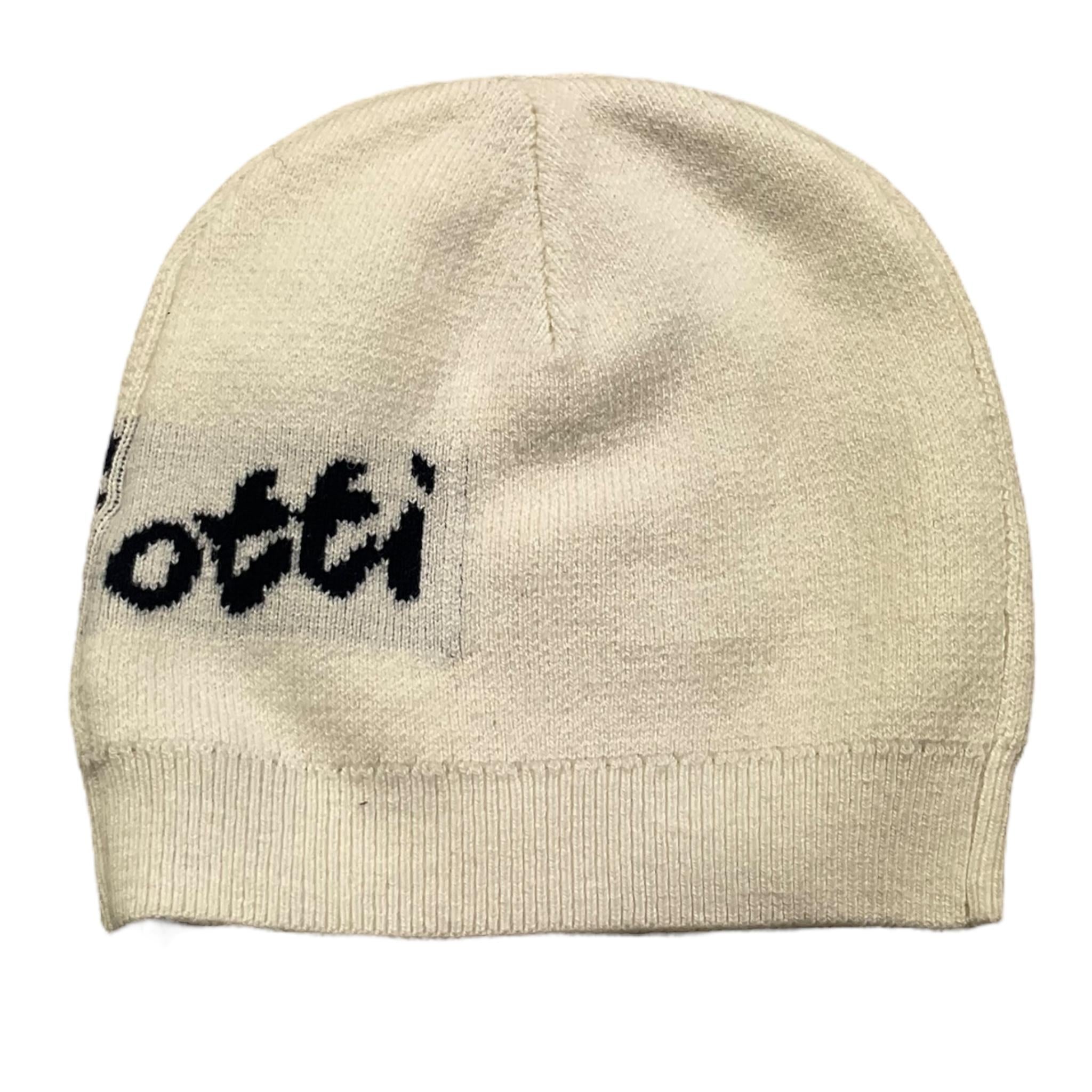 CESARE PACIOTTI cappello tinta unita con stampa logo Panna per Neonata CAP5353BX PANNA CESARE PACIOTTI 