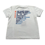 Daniele Alessandrini T-Shirt Girocollo tinta unita con Stampa Bianco per Neonato 1296M0816 BIANCO DANIELE ALESSANDRINI 