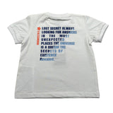 Daniele Alessandrini T-Shirt Girocollo tinta unita con Stampa Bianco per Neonato 1296M0816 BIANCO DANIELE ALESSANDRINI 