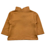 BAMBOOM+BABIES polo manica lunga tinta unita cn taschino Senape per Neonato 7044 SENAPE BAMBOOM+BABIES 