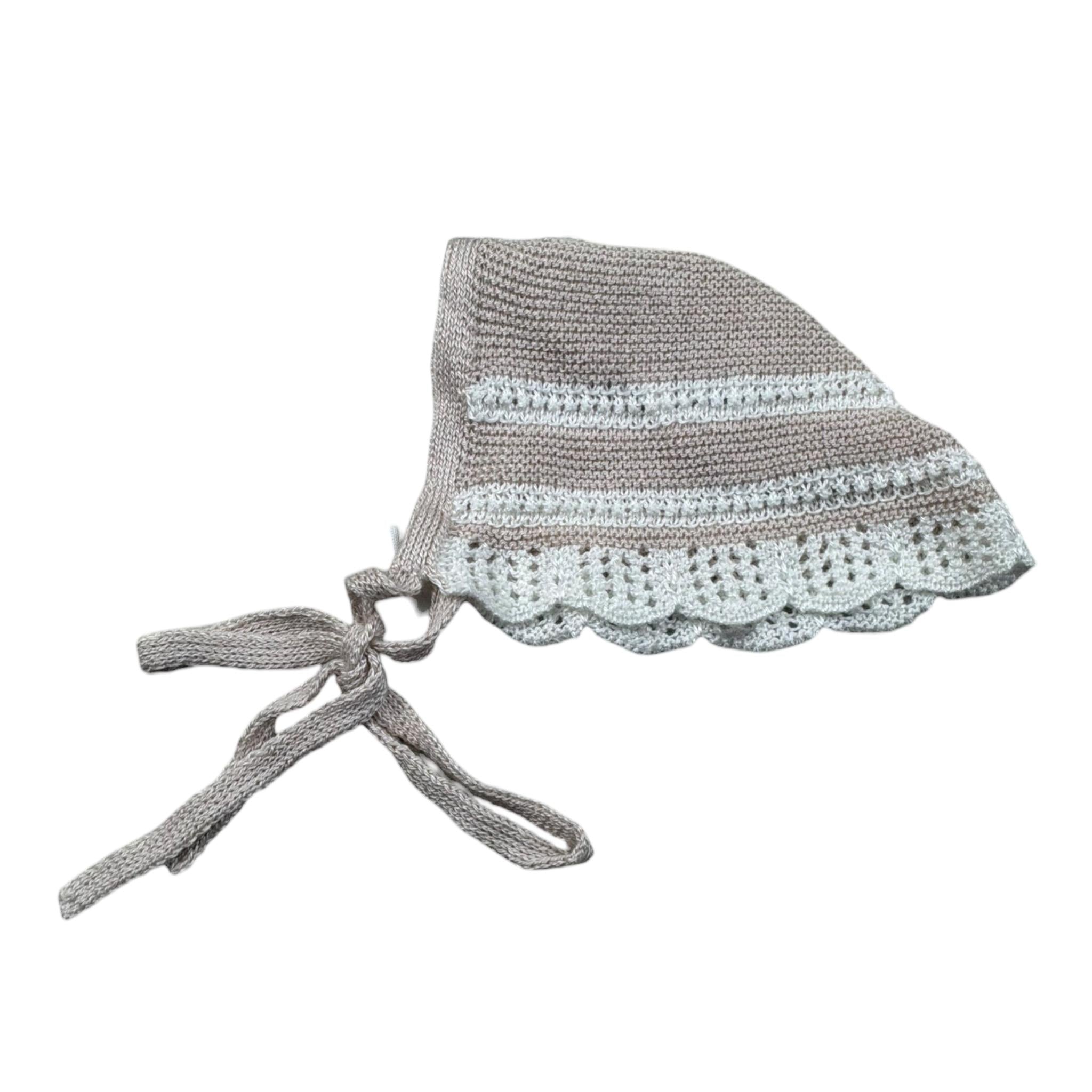 Paz Rodriguez Cappello Tinta Unita per Neonata 01142371 BIEGE PAZ RODRIGUEZ 