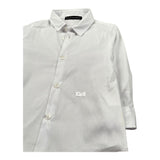 Daniele Alessandrini Camicia Manica Lunga Tinta Unita con Logo per Neonato 1295C00267 BIANCO DANIELE ALESSANDRINI 