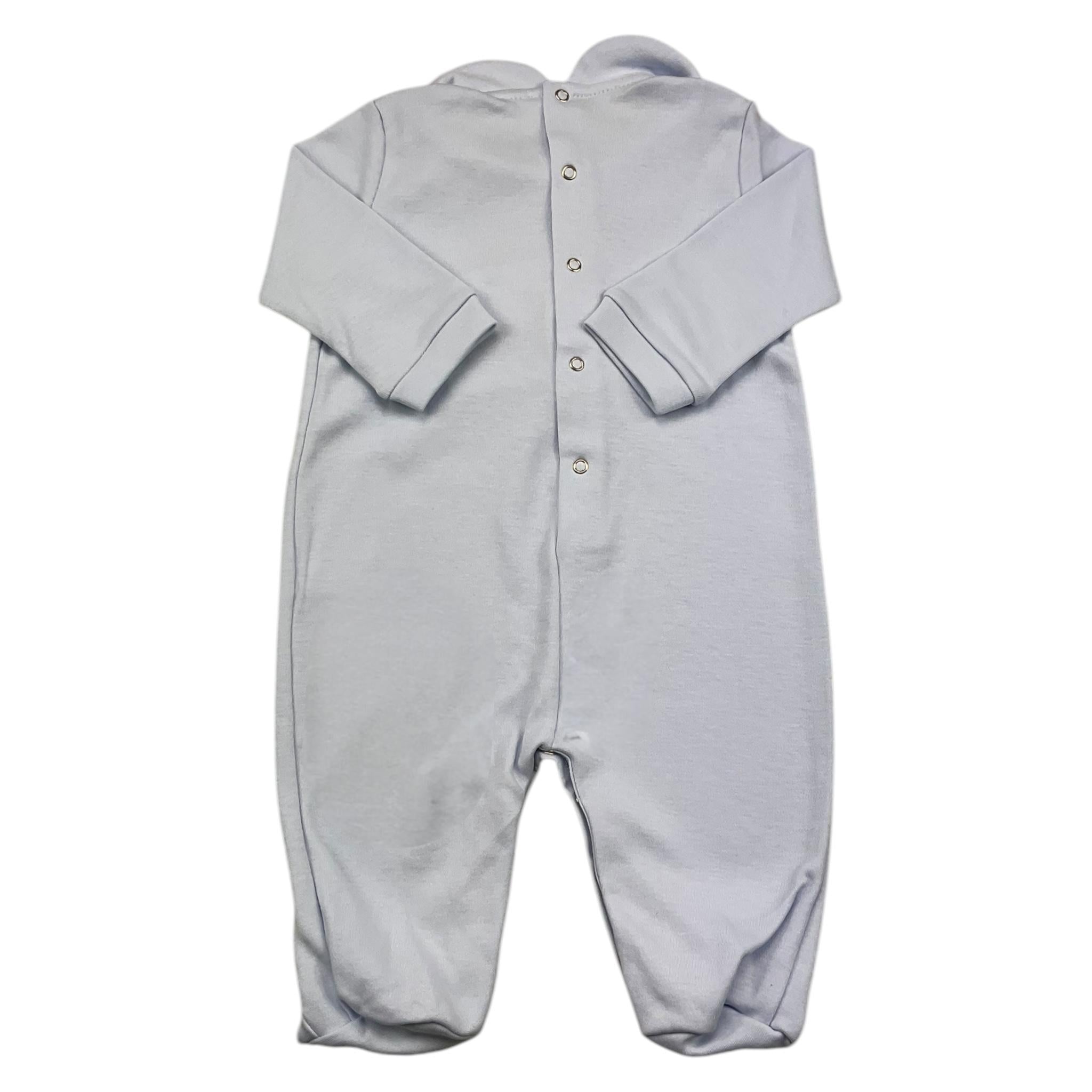 STORY LORIS tutina manica lunga tinta unita con macchina Azzurro per Neonato SL11789 AZZURRO STORY LORIS 