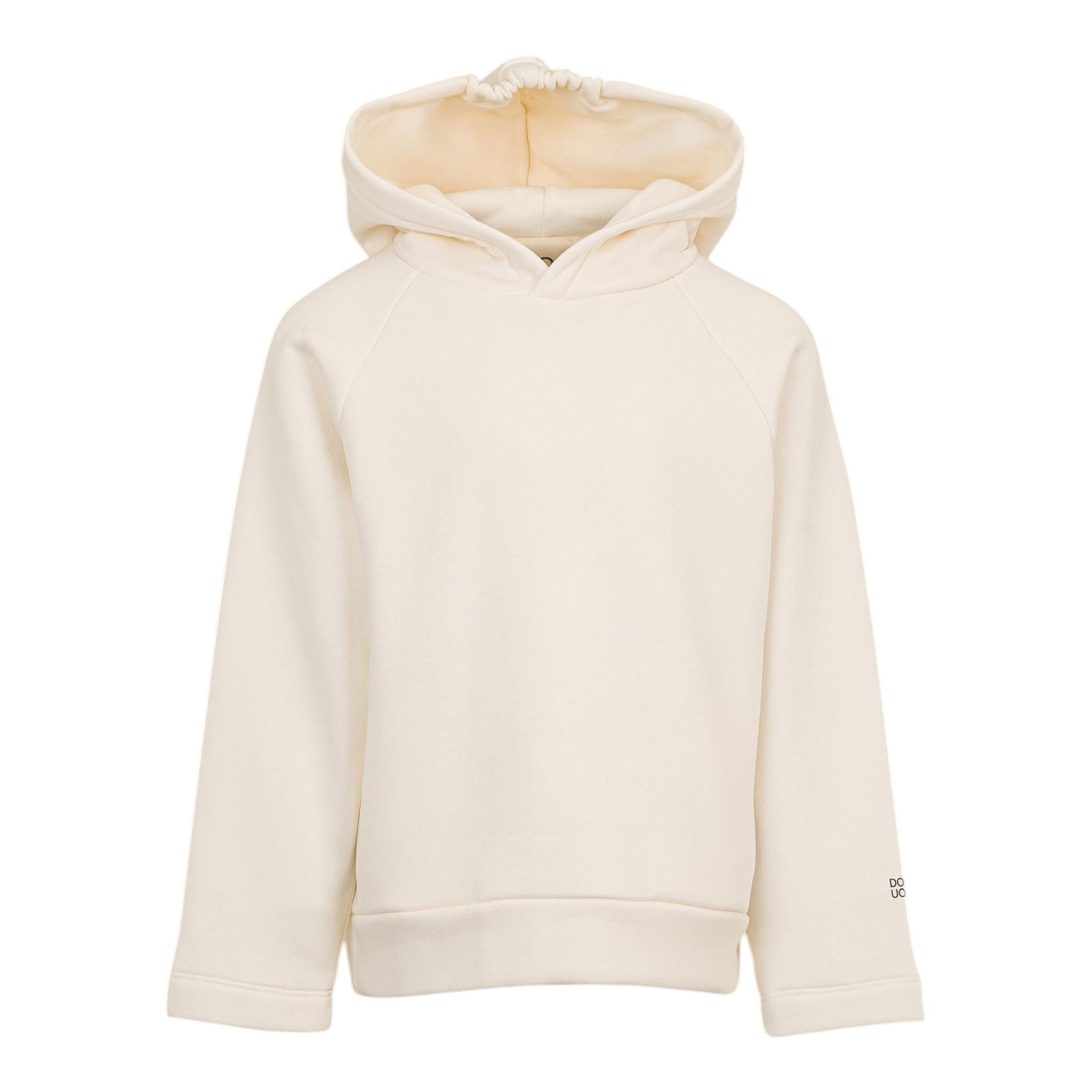 DOU DOU felpa chiusa con cappuccio tinta unita Panna per Bambino DV4P90X PANNA DOU DOU 