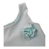 Petit Posh Top Giromanica Tinta Unita per Neonata GFBS25070TPXN VERDE ACQUA PETIT POSH 