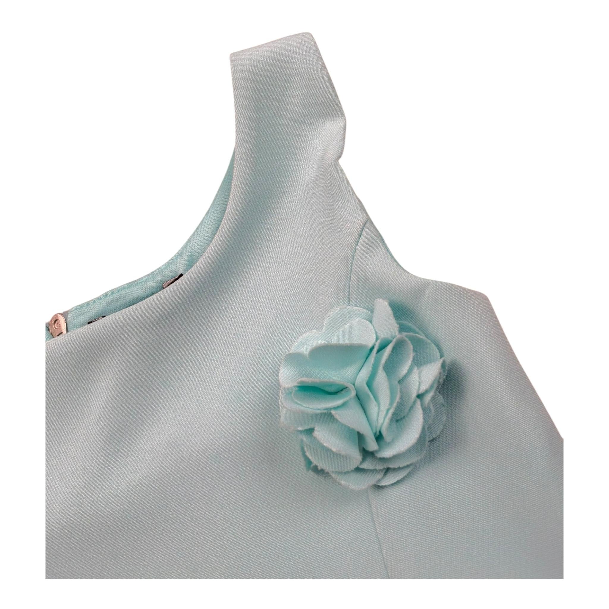 Petit Posh Top Giromanica Tinta Unita per Neonata GFBS25070TPXN VERDE ACQUA PETIT POSH 