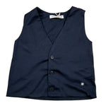 Manuel Ritz Gilet Tinta Unita con Bottoni per Bambino MR3080 BLU MANUEL RITZ 