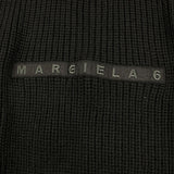 MAISON MARGIELA maglia tinta unita mezzo collo con stampa Nero per Bambina M60704 NERO MAISON MARGIELA 