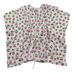 Saint Barth Camicia Modello Mantella Tinta Unita In Pizzo Sangallo per Bambina KATE BIANCO SAINT BARTH 