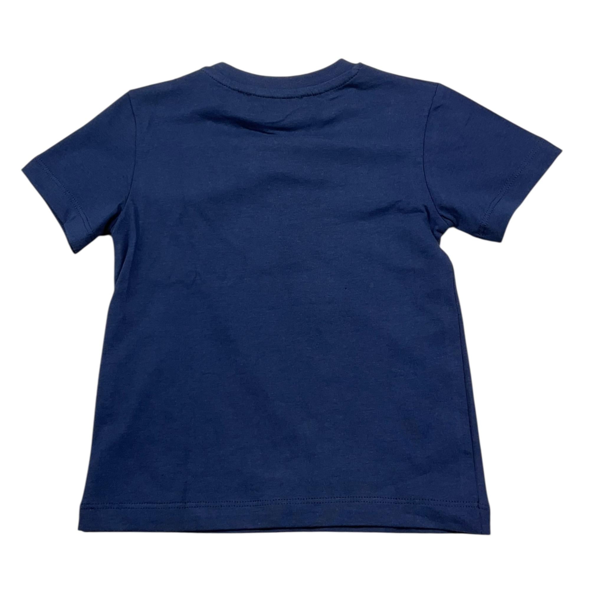 Cesare Paciotti T-Shirt Girocollo Tinta Unita con Stampa per Neonato TSP5169B BLU CESARE PACIOTTI 