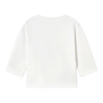Mayoral Shirt Girocollo Tinta Unita con Stampa per Neonato 1038 BIANCO MAYORAL 