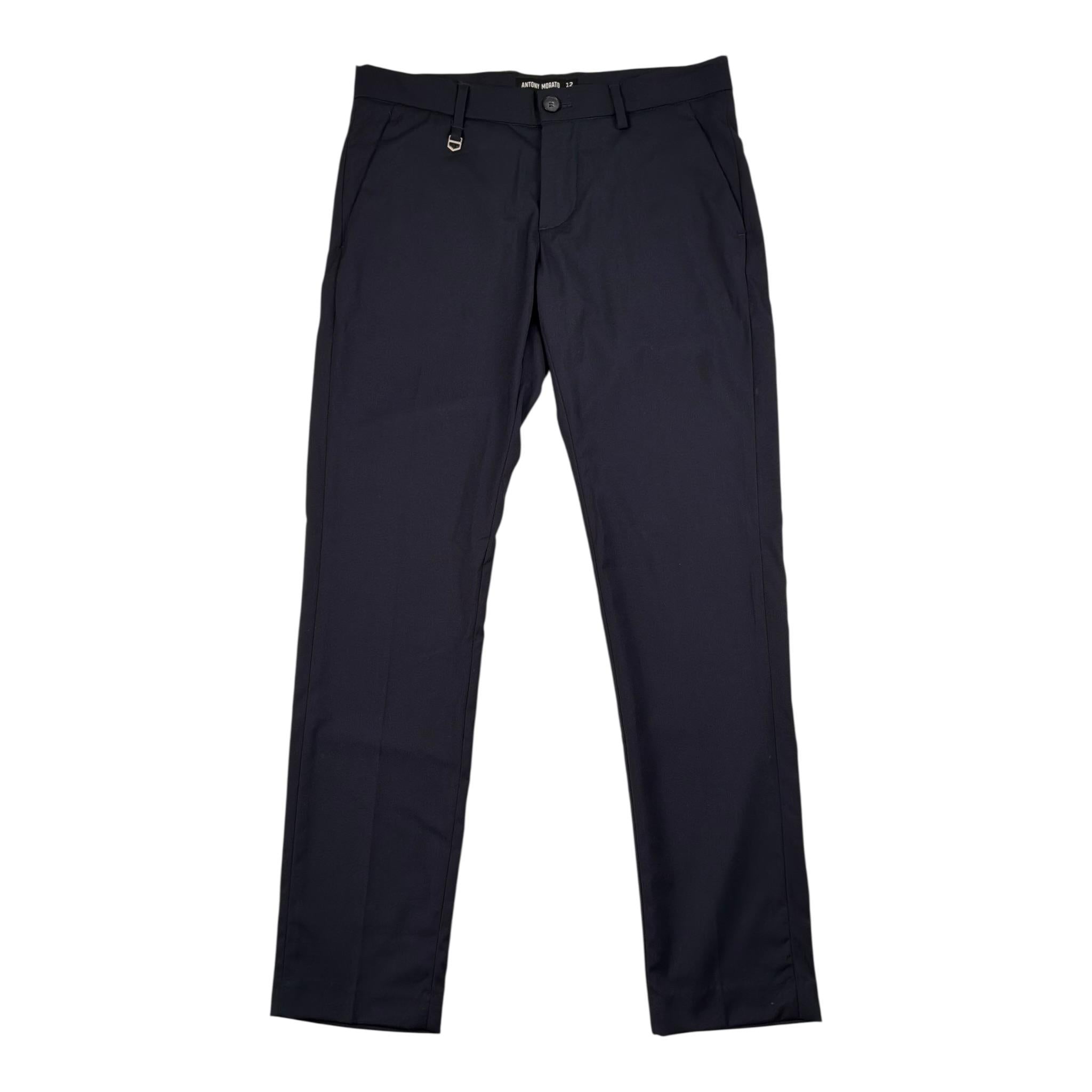 Antony Morato Pantalone Tinta Unita con Girovita Regolabile per Bambino MKTR00225 BLU ANTONY MORATO 