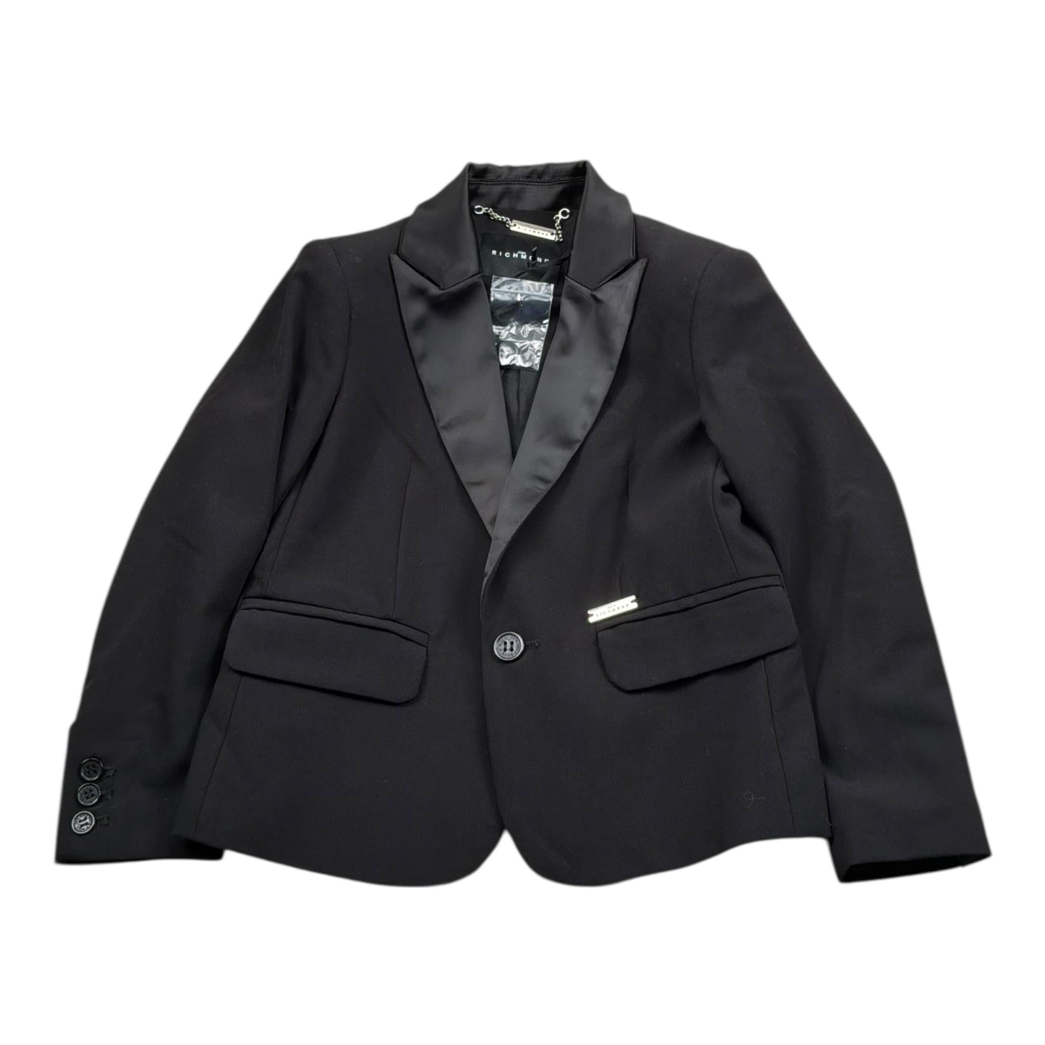 John Richmond Giacca Tinta Unita per Bambino RBP24188GC NERO JOHN RICHMOND 