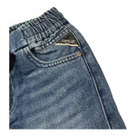 Replay Jeans Tinta Unita con Elastico In Vita per Bambino SB9093 BLU REPLAY 
